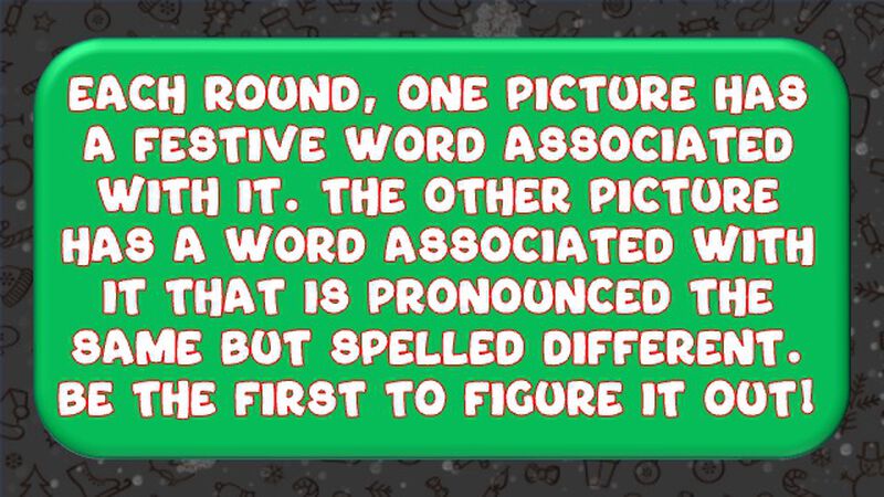 Holiday Homonym Hieroglyphs